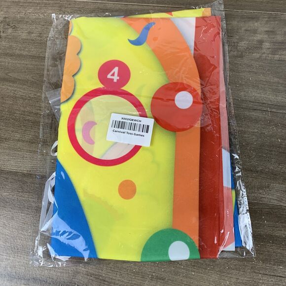 Circus Party Clown Toss Games with 3 Bean Bags, Fun Carnival Game for Kids Adult - Picture 3 of 10